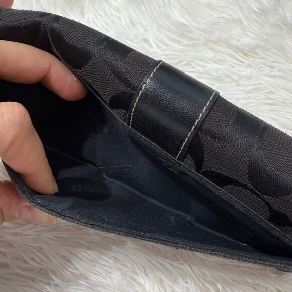 y2k COACH Black Wallet - Picture 4 of 7